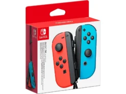 NINTENDO Joy-Con Controller Lot de 2 rouge fluo/bleu